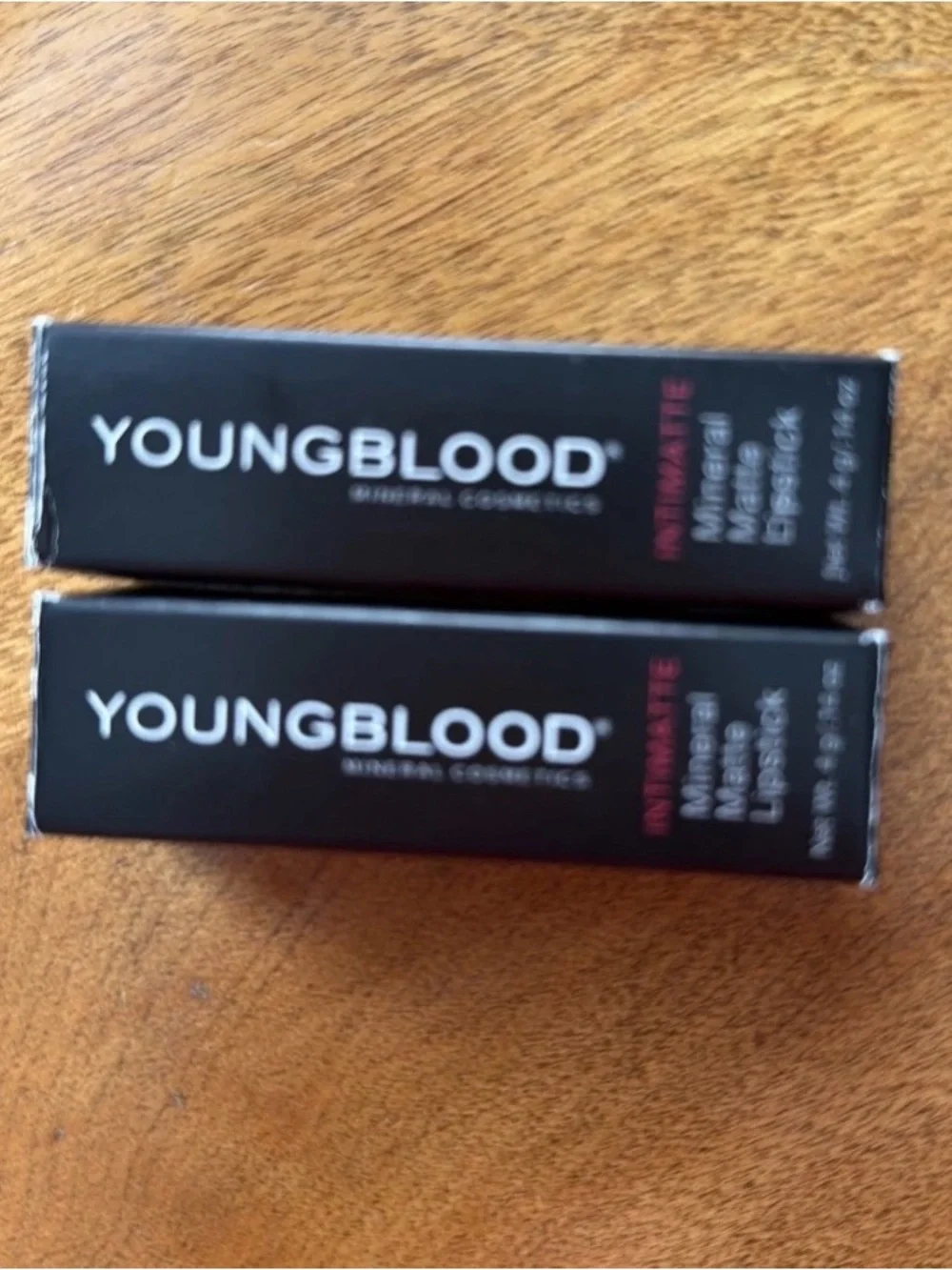 Youngblood intimatte mineral matte lipsticks in Vanity & Ooh La La -